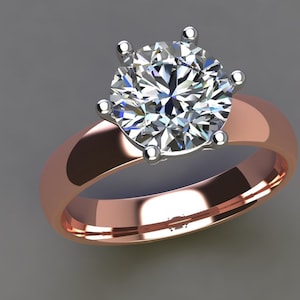 3D model, Jewelry for 3D printing,engagement SOL ring STL,3d jewelry file,printable file,ring for 3D printing,jewelry Design, printable ring