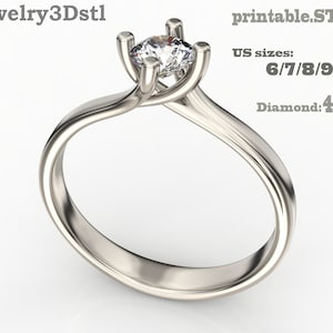 3d jewelry, Model for Print,STL File,3D Printing,High Quality 3D,Digital Product, 3D model, Jewelry for 3D printing,engagement , SOL