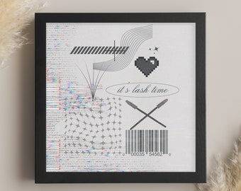 Lash Room Decor Lash Salon Poster Lash Artist Wall Art Salon Decor Esthetician Decor  Beauty Room Art Lash Tech Decor Lash Bar Decor