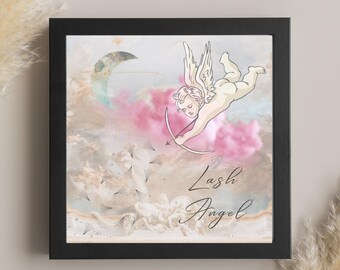 Beauty Room Salon Decor Lash Coquette Print Lash Tech Gift Lash Artist Accessories Salon Wall Art Eyelash Poster Lash Room Print Esthetician