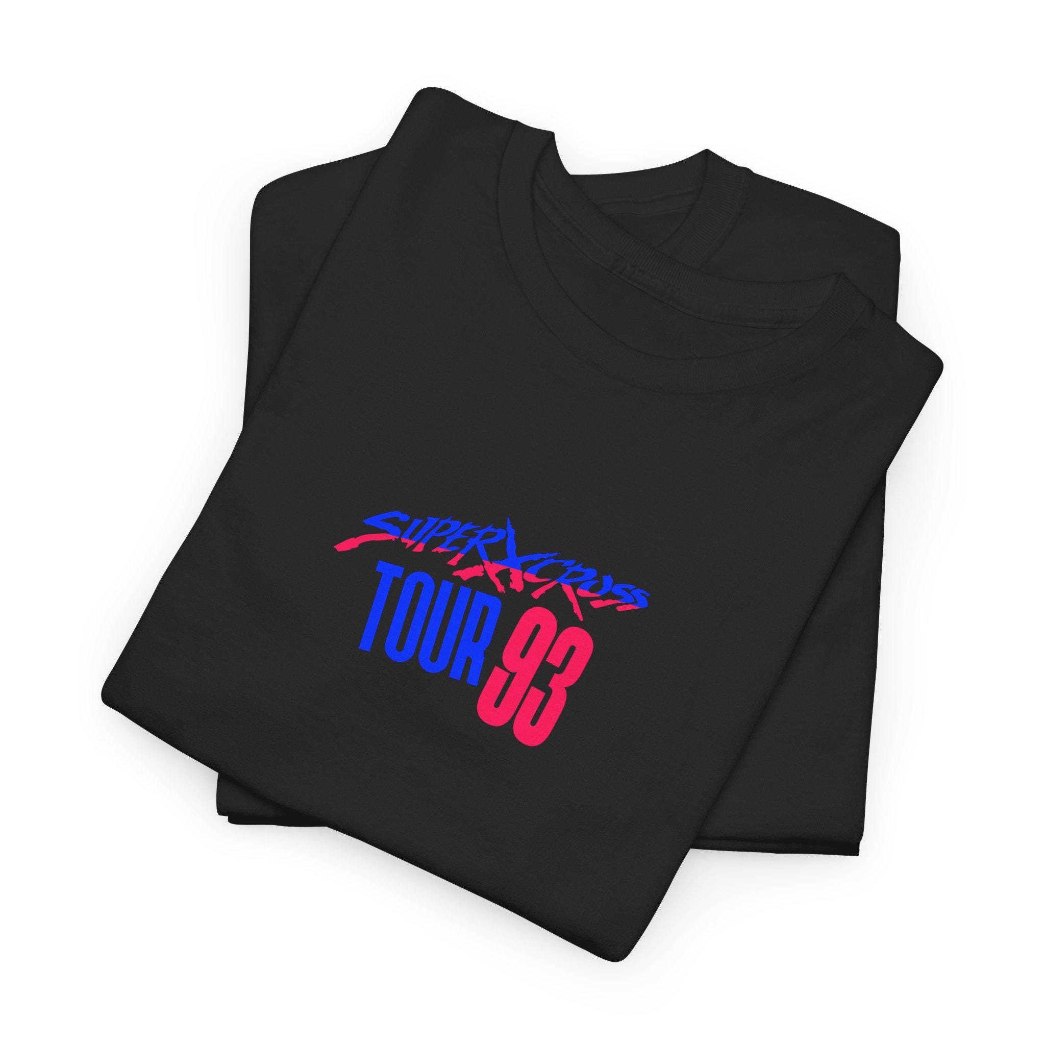 Supercross 93 Retro Tee: Vintage Motocross Heavy Cotton T-shirt - Etsy