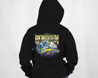 Ken Roczen Bootleg Retro Motocross Hoodie Moto Graphic Jumper Hood