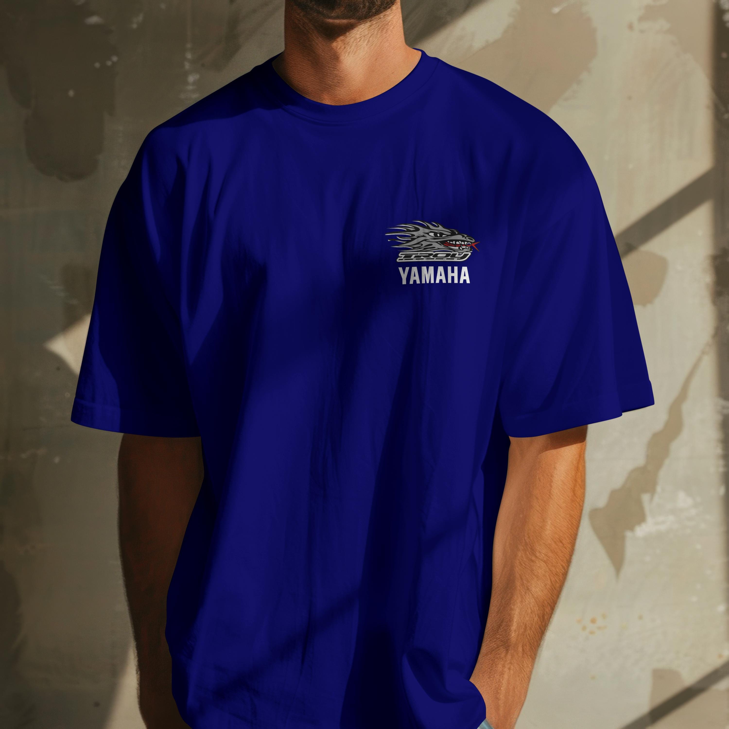 Retro Yamaha of Troy Navy T-shirt Motocross Graphic Moto Tee - Etsy