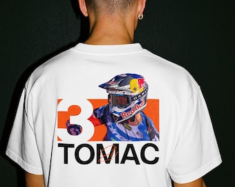 Eli Tomac Graphic Tee, Motocross Fan Shirt, Unisex Cotton