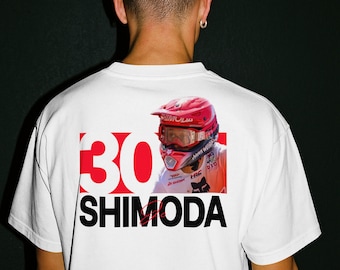 Jo Shimoda Motocross Graphic Tee - Gildan 5000 Unisex Heavy Cotton