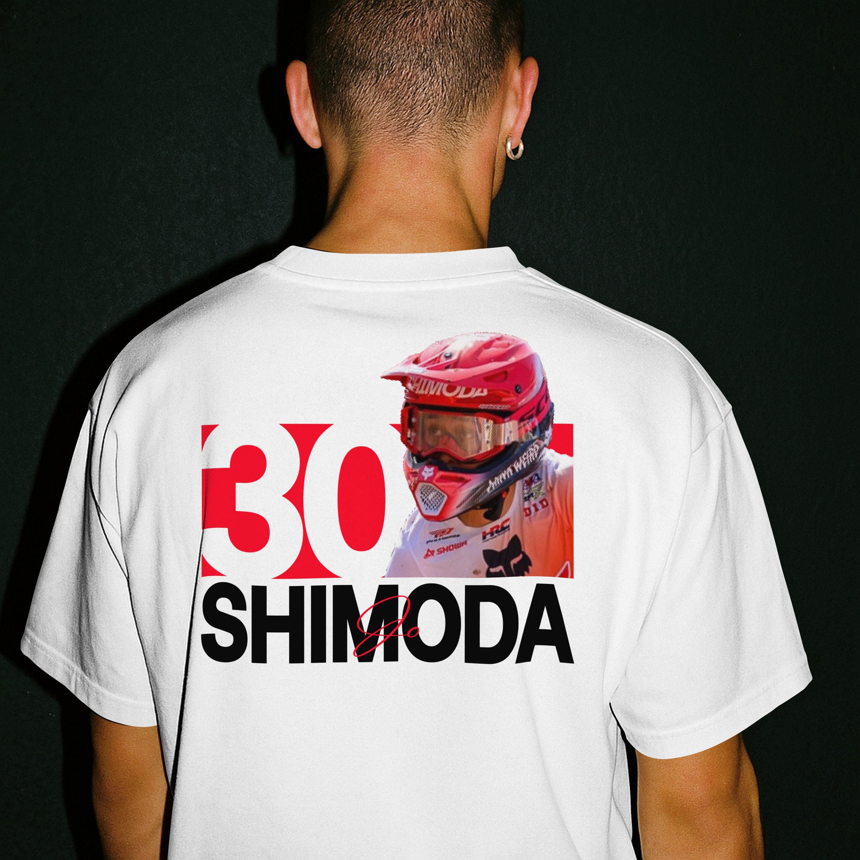 ジョー・シモダ モトクロス グラフィックTシャツ - ギルダン 5000 ユニ