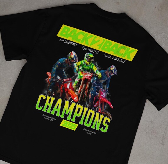 Australia MXON 2025 Champions T-shirt: Motocross Racing Fan Tee - Etsy