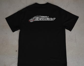 Retro Yamaha of Troy Black T-shirt Motocross Graphic Moto Tee - Etsy
