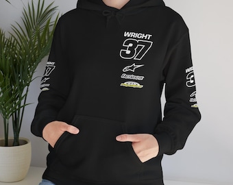 Kundengerechter Moto Sponser Hoodie Dirt Bike Rider Graphic Kapuzenpullover Personalisierte Motocross-Logos und Nummer