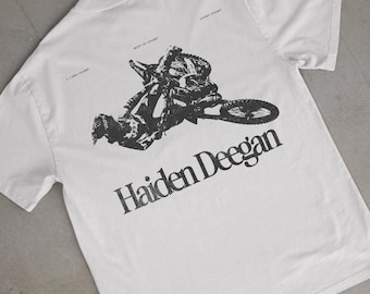 Haiden Deegan Retro Nostalgia T-Shirt Motocross Retro Graphic Moto Tee