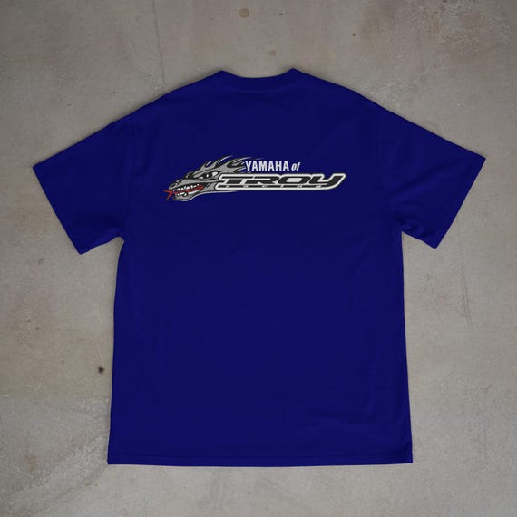 Retro Yamaha of Troy Navy T-shirt Motocross Graphic Moto Tee - Etsy