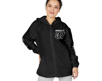 Cortavientos personalizable para motocross con patrocinador, chaqueta gráfica para piloto de motocross, logotipos y números personalizados.