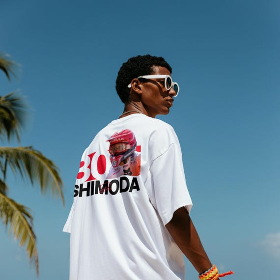 pippa モトクロスシャツ ジョー・シモダ モトクロス グラフィックTシャツ - ギルダン 5000 ユニ