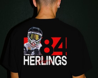 Jeffrey Herlings Motocross Graphic Tee, Unisex Cotton T-Shirt