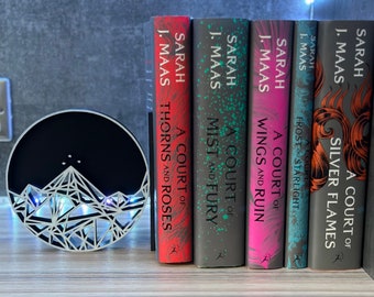 ACOTAR Bookend - US Version - Velaris Fantasy Shelf Decor - A Court of Thorns and Roses