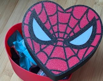 Spiderman Heart Box - 3D Printed Marvel Keepsake Gift