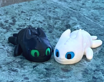 ナイトフューリー＆ライトフューリードラゴン：ヒックとドラゴンに