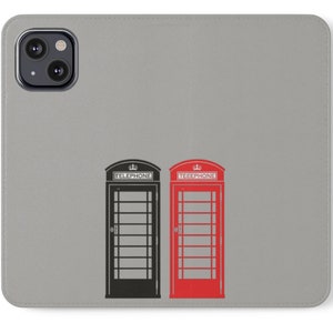 london RED telephone booth Flip Cases image 3