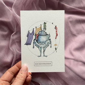 Sockenfresser Monster Karte