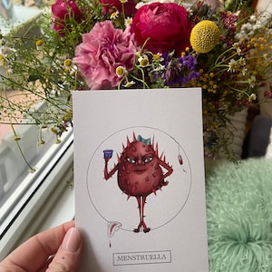 Menstruations Monster Karte