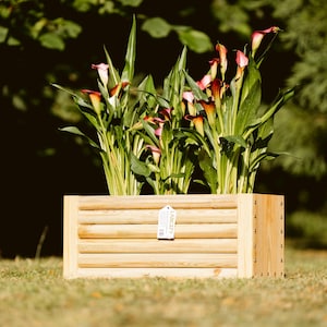 Holz Blumentopf Lavendel