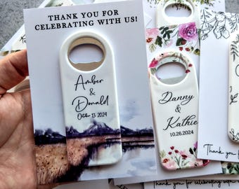 Wedding Favors for Guests in bulk, Wedding Favors Magnet, Personalized Favors, Bridal Shower Favors, Thank You Favors