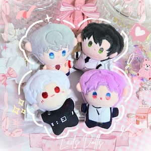 Love and Deepspace Plush dolls LADS Anime Sylus Zayne Rafayel Xavier Accessory toy Cute Baby kawaii 10cm otome