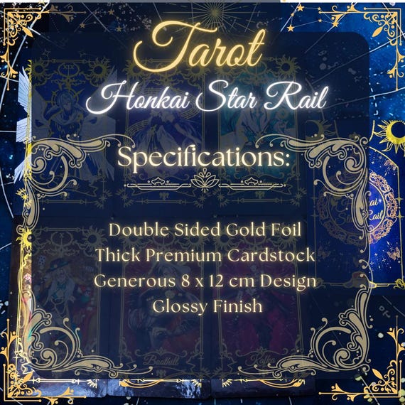 Honkai Star Rail Tarot Cards Robin Kafka Dan Heng Boothill Sunday