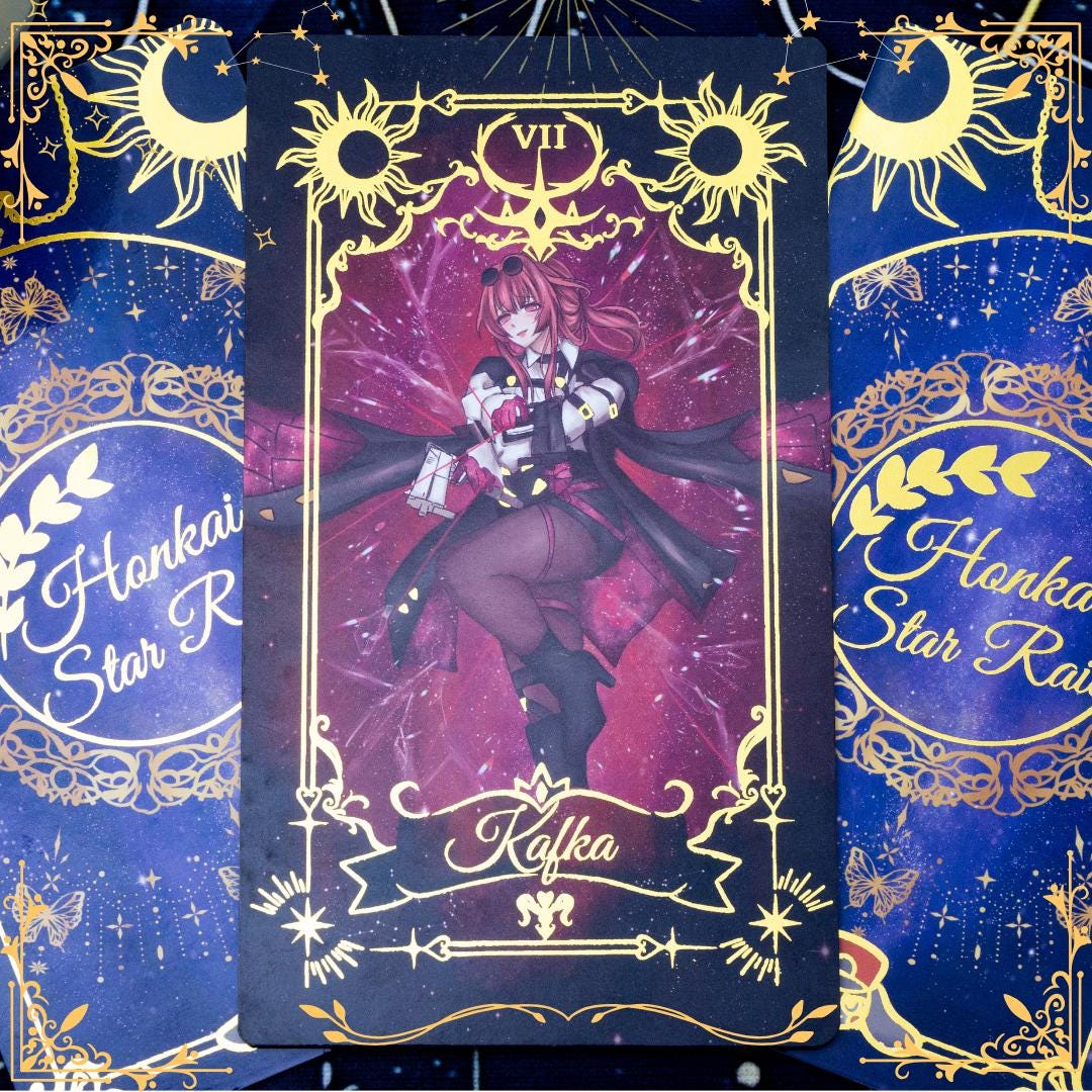 Honkai Star Rail Tarot Cards Robin Kafka Dan Heng Boothill Sunday