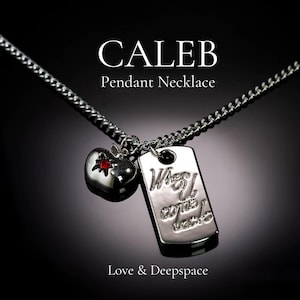 Caleb Love and Deepspace Pendant Necklace When You come back Bracelet Anime Charm jewerly Military accessories chain Apple Affinity Ring