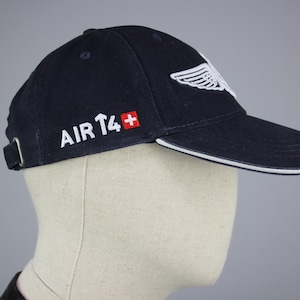 Reloj suizo BREITLING Air4, gorra de algodón azul marino para hombre, talla única