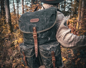 Mochila Bushcraft VANDRÁK Encerado 45l - Verde