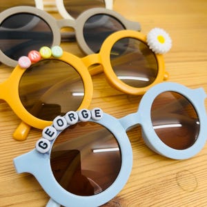 Personalized Kids Sunglasses | Custom Toddler Sunglasses | Baby Sunglasses | Birthday Favor | Kids birthday party gift | Girl Boy