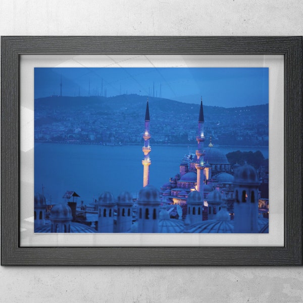 Blue Mosque Istanbul Sunrise | Digital Download | Cityscape Photo | Printable Wall Art | Fine Art Print | Frame TV | Istanbul Blue Hour