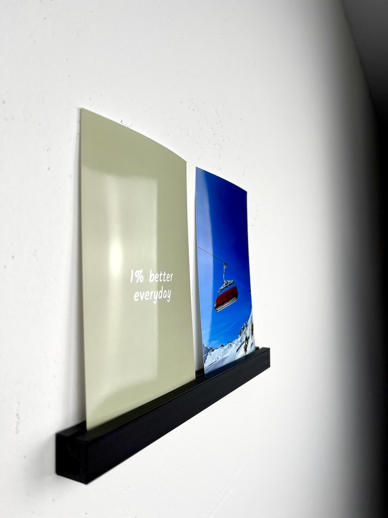 Flexible Picture Rail Without Drilling | Modular Photo Rail for Wall ...