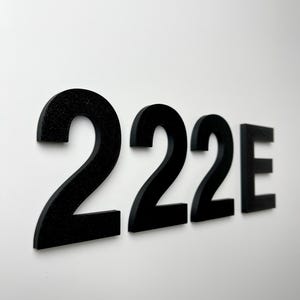 Moderne 3D Wandzahlen – Individuelle Hausnummern & Deko für Hochzeit, Geburtstag, Tischkarten und mehr – Zahlendeko in vielen Farben