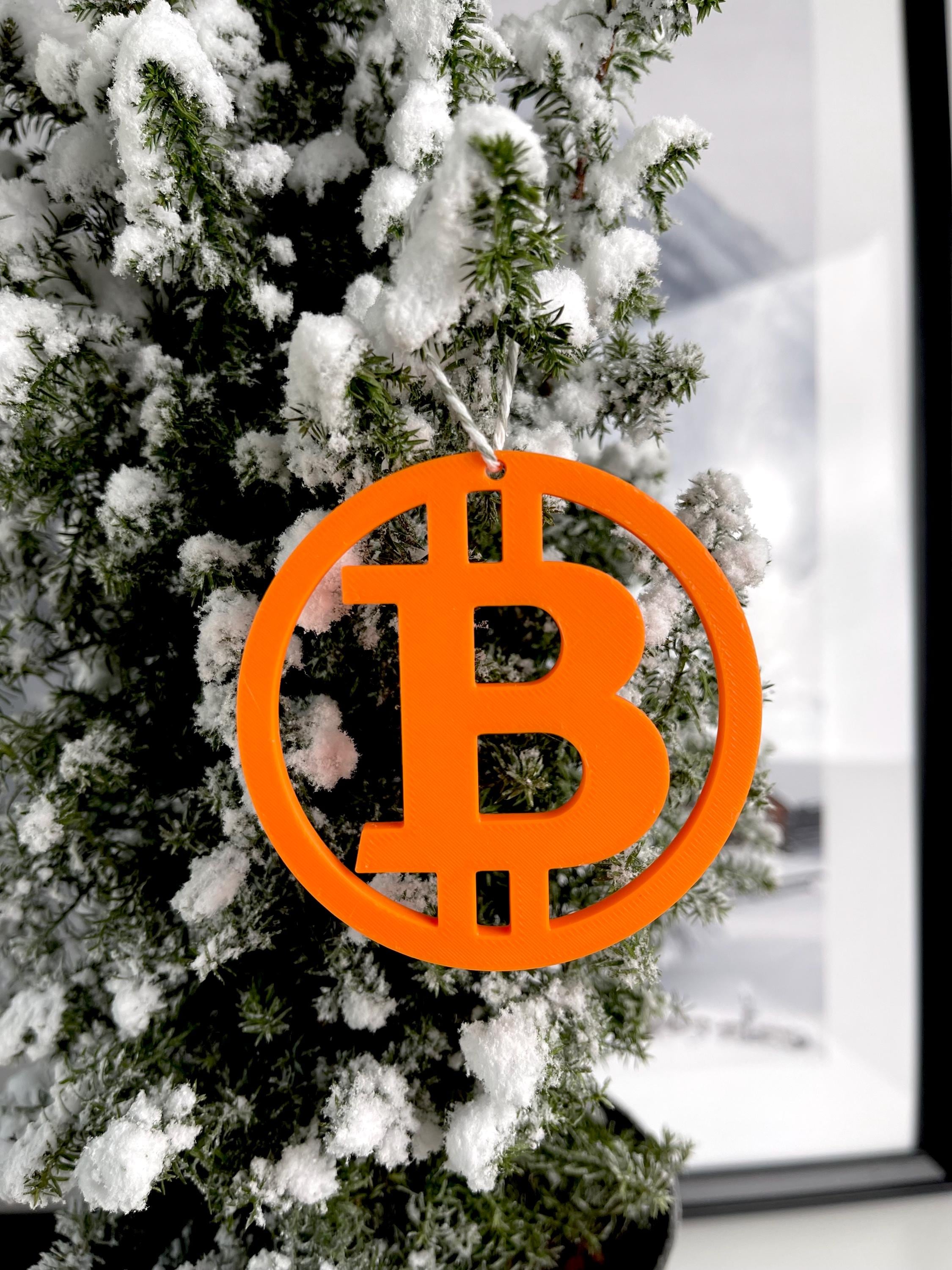 ビットコイン クリスマス ツリー デコレーション - ビットコイン クリスマス ツリー オーナメント、クリプト クリスマス デコレーション、トレーダー  ギフト、トレーダー デコレーション、ビットコイン デコレーション