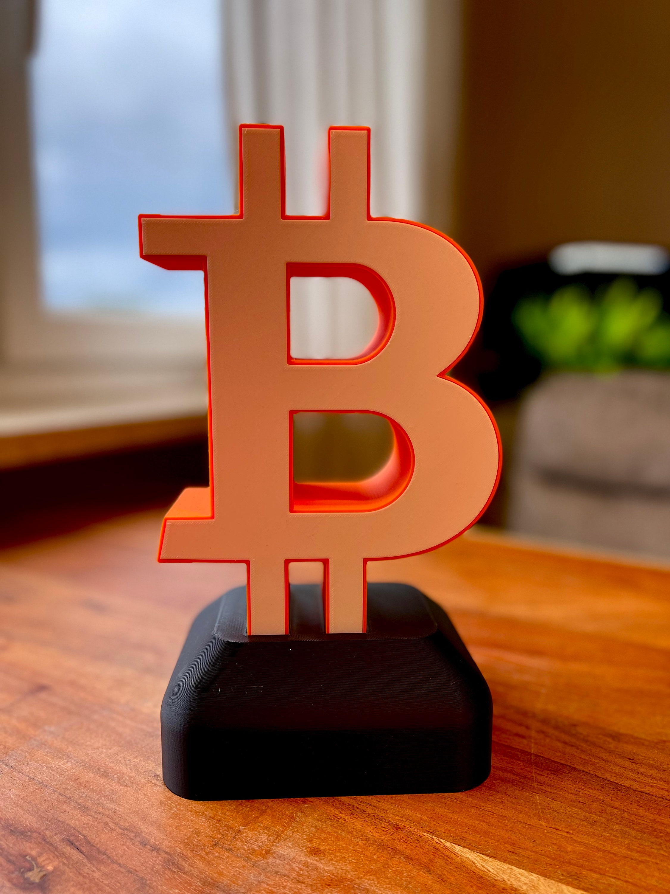 Bitcoin Sign Stand - Crypto Decoration for Home | Bitcoin Symbol Decoration  | Unique Gift for Crypto Enthusiasts - Etsy