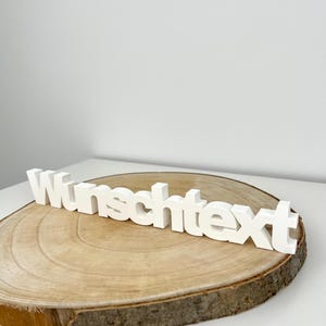 Personalisierter Schriftzug – Individuelle Schriftzüge für Tür, Regal & Wand – In vielen Farben und Größen – Deko mit Wunschtext