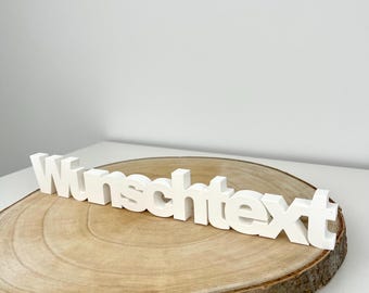 Personalized lettering – Custom lettering for doors, shelves & walls – Available in many colors and sizes – Decoration with your desired text