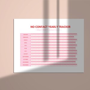 No Contact Printables | Journal, Planners and Trackers Bundle (16 ...