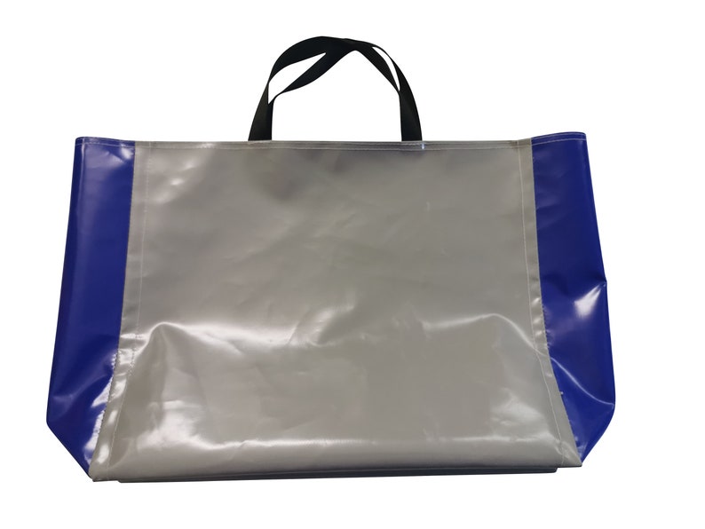 stabile, reißfeste Tasche aus PVC-LKW-Plane Bild 7