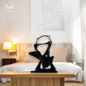Tanzendes Paar, Nordische Kunstfigur, Harzfigur, Einzigartiges Wohndekor, Tangotänzer, Dekoakzent, Lateinischer Tänzer, Tanzender Liebhaber