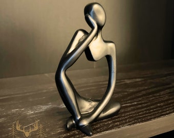 Abstract Thinker Statue, Resin Figurine, Office Home Decoration, Home Decor, Modern Sculpture, Modern Minimalist Art