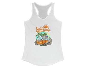 Hello Sunshine Women's Ideal Racerback Tank