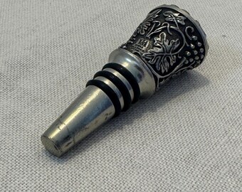 Weinverschluss aus Zinn von Royal Selangor, William Morris Design, Vintage-Barware-Flaschenverschluss