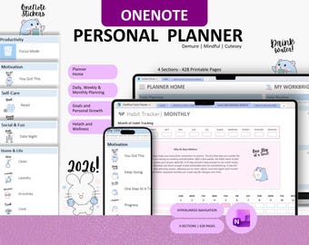 Agenda digitale OneNote – Strumento per il monitoraggio della crescita personale, della salute e del benessere (download digitale)