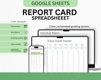 Foglio di calcolo automatizzato per il registro degli insegnanti / Monitoraggio degli studenti, Presenze (Fogli Google)