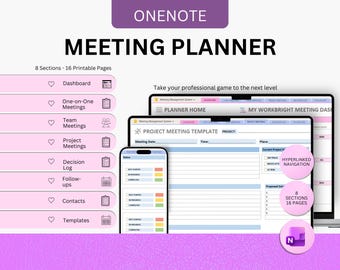 OneNote, pianificatore di riunioni professionale / sistema di gestione digitale (2026)