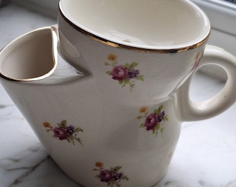 English vintage shaving scuttle
